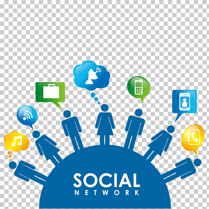 Social media Social network , Business people and icons PNG