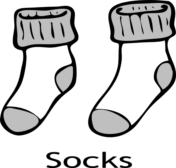 Clipart socks boys.
