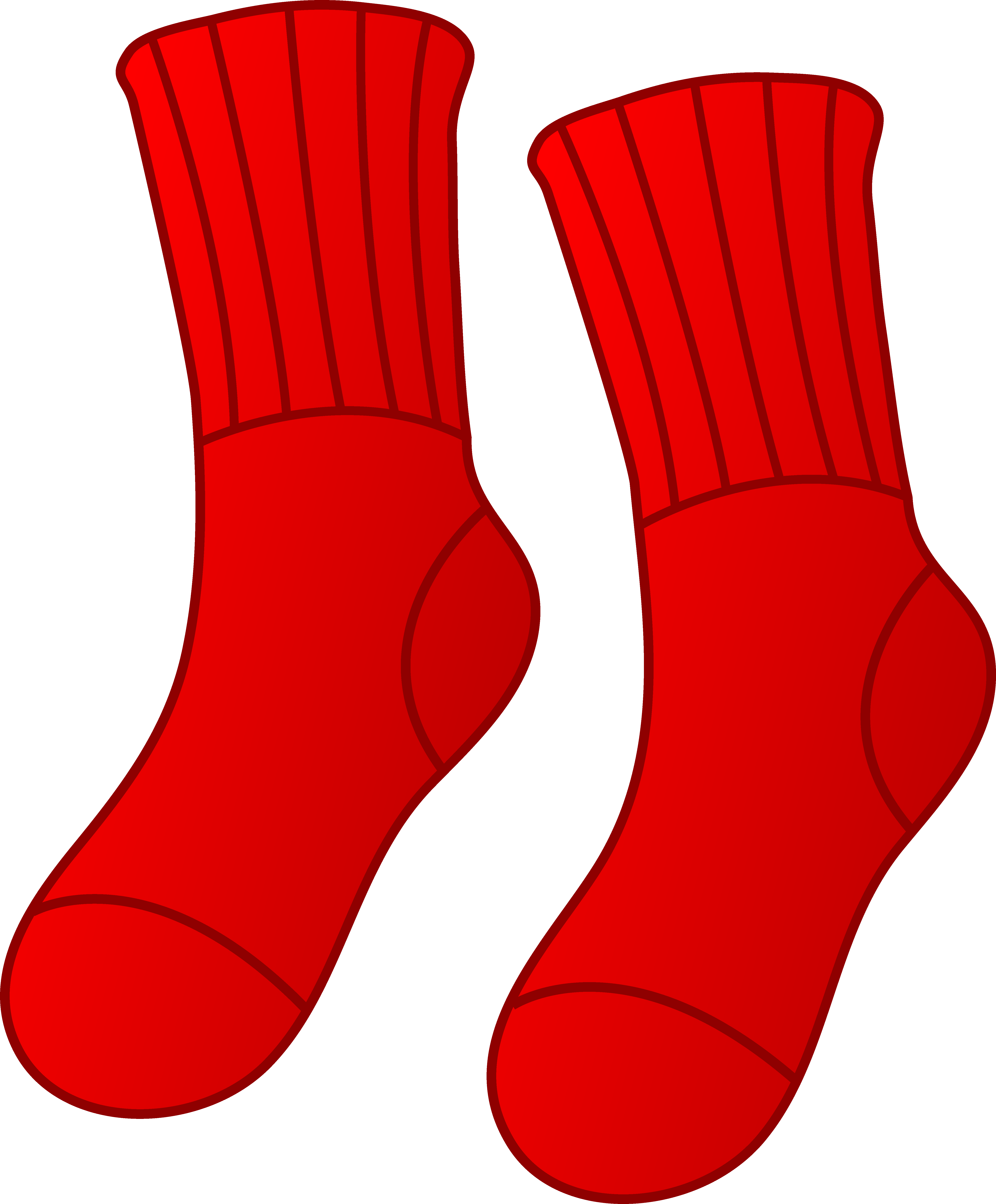 socks clipart children's sock