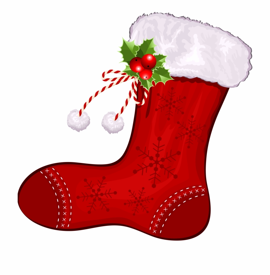 Christmas stockings clip.