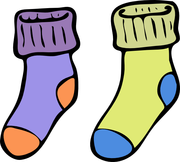 Clothing clipart sock.