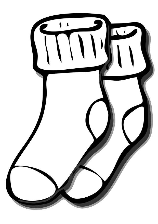 Free Socks Clipart coloring, Download Free Clip Art on Owips