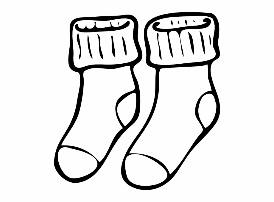 White clipart socks.