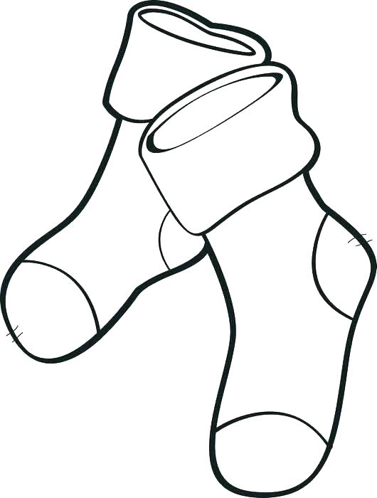 Collection socks clipart.