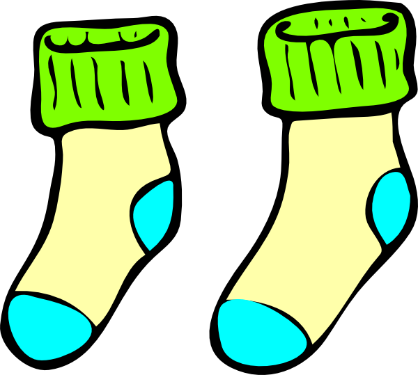 Clipart rainbow socks, Clipart rainbow socks Transparent