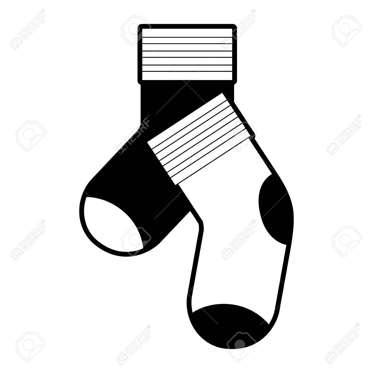 Free Socks Clipart silhouette, Download Free Clip Art on