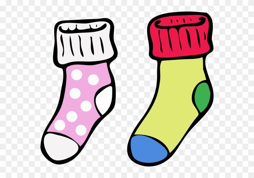 Colouring pictures socks.
