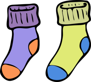 socks clipart vector
