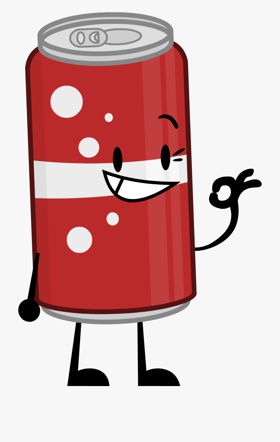 Cola soda can.