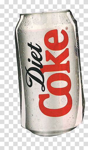 Diet coke transparent.