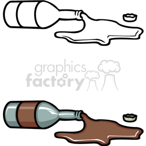soda can clipart spilled