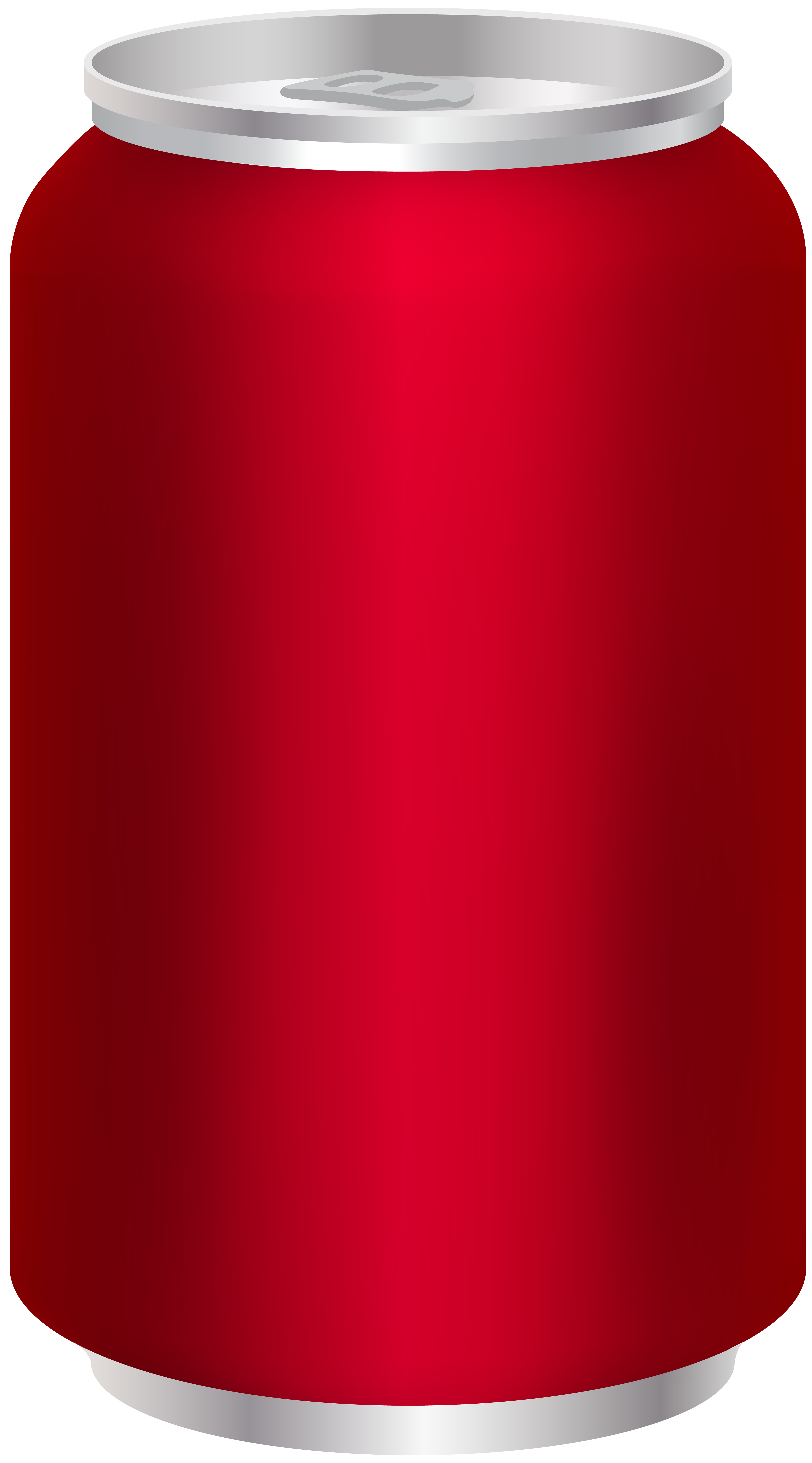 Soda can red.