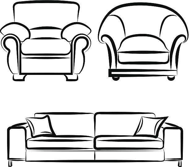 Couch drawing free.