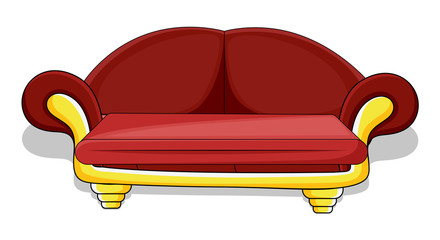 sofa clipart fancy