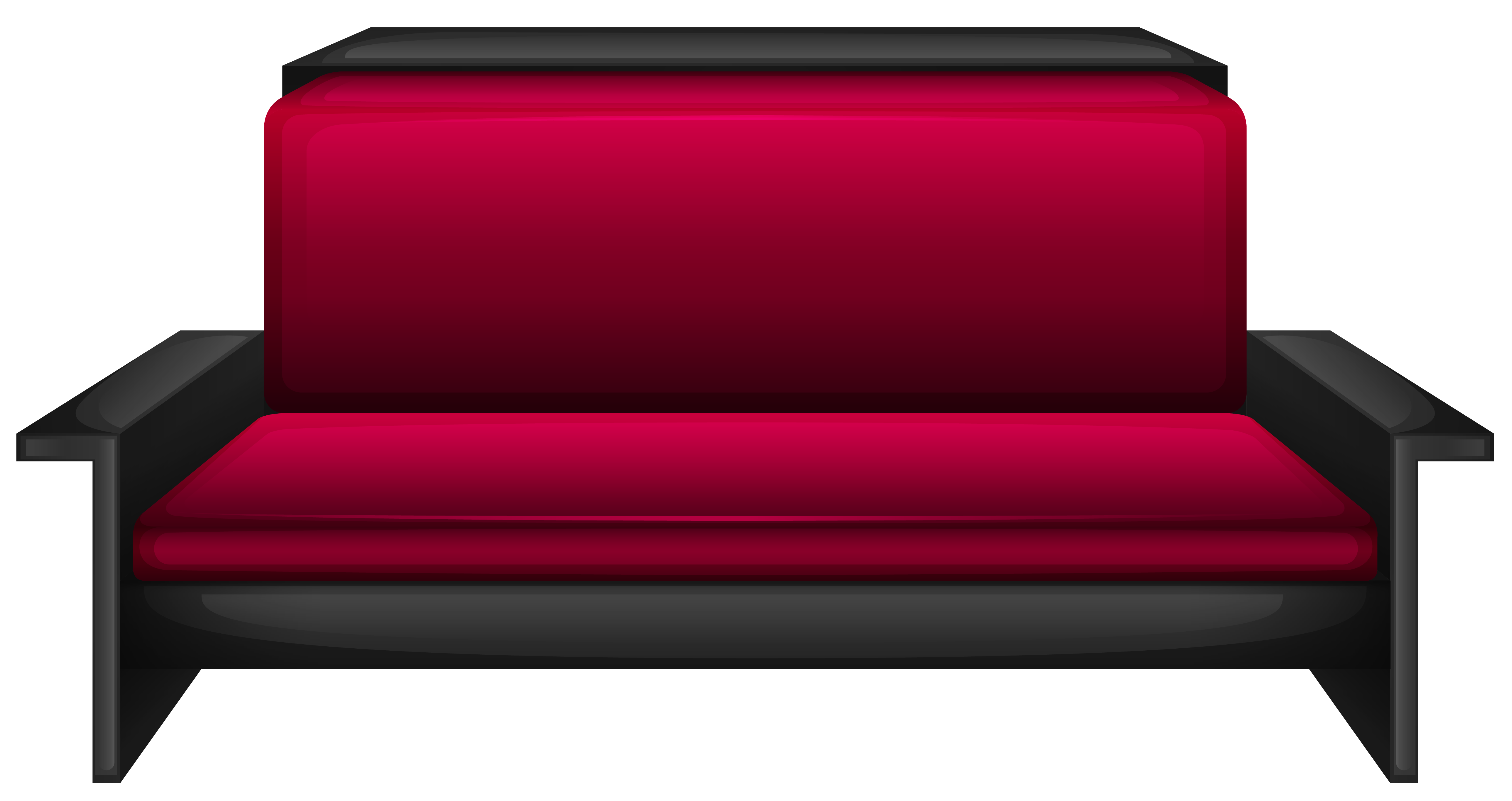 Modern Red Sofa png Image