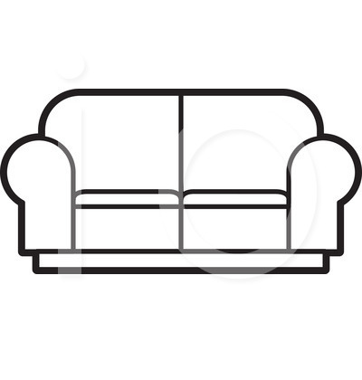 Couch clipart free.