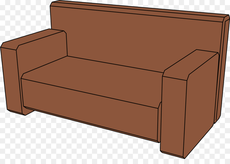 sofa clipart wood