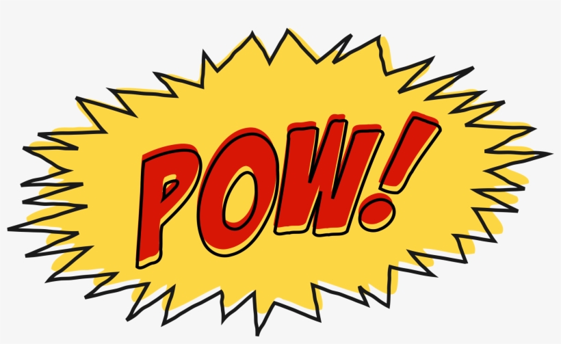 Pow Comic Book Sound Effect No Background Icons Png