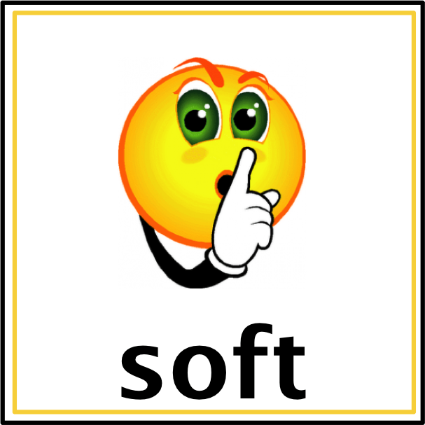 Soft and loud sounds clipart