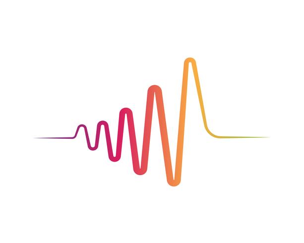 Sound waves vector.