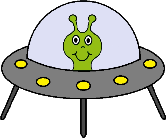 space clipart alien