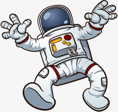 Astronaut clipart outer space, Astronaut outer space
