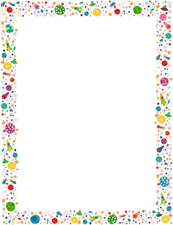 space clipart border