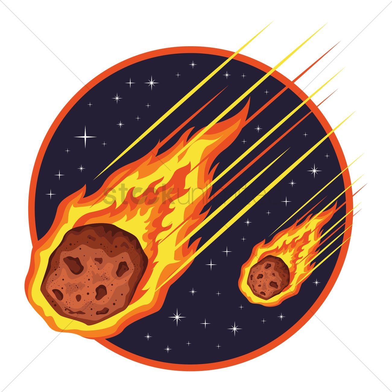 Meteor clipart comet space, Meteor comet space Transparent