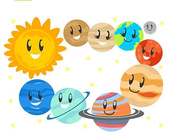 Cute planets pics about space clipart image