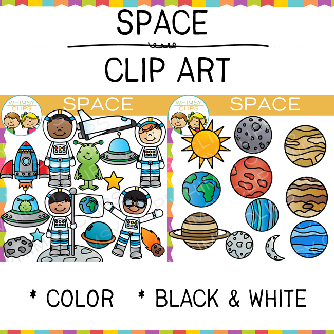 Kids Space Clip Art