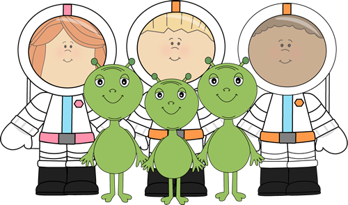 space clipart kids