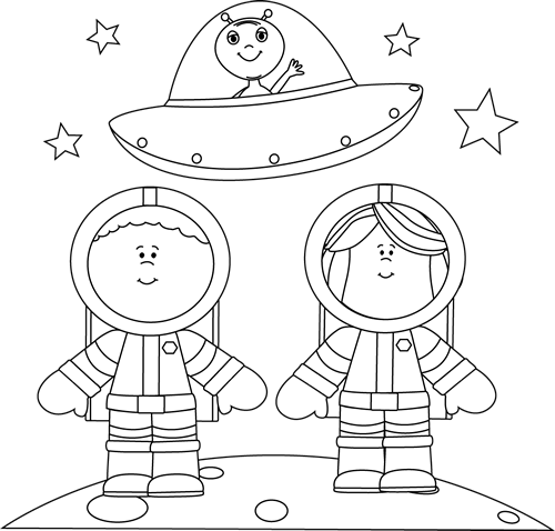 Free Black And White Space Clipart, Download Free Clip Art