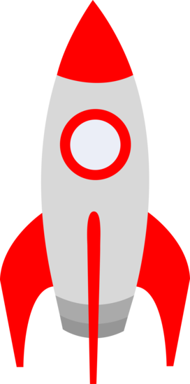 Image result for simple red rocket