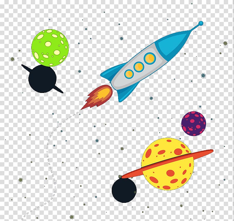 Rocket Outer space , Space Universe transparent background