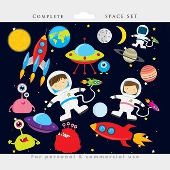 space clipart vector