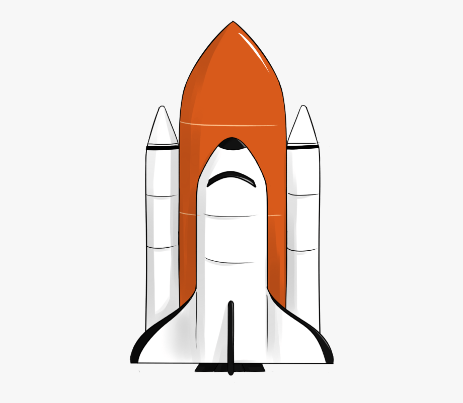 Space shuttle clipart.