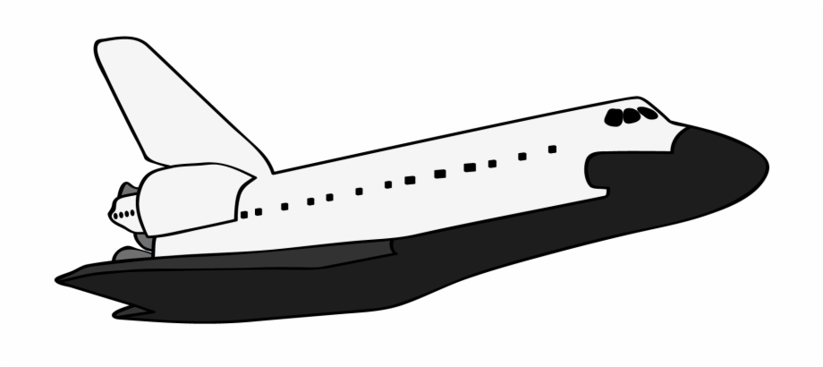 You Can Use This Simple Space Shuttle Clip Art On Your