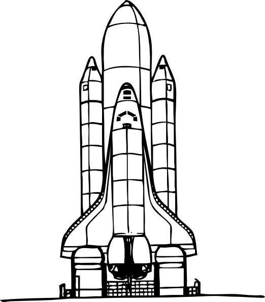 Space Shuttle Liftoff clip art Free vector in Open office