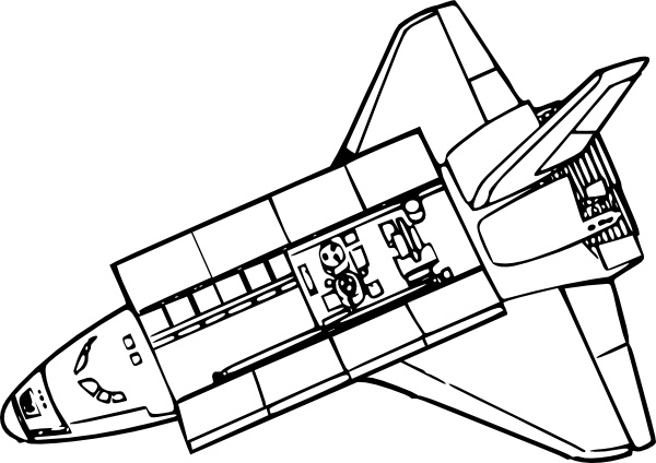 Space Shuttle clip art Free vector in Open office drawing
