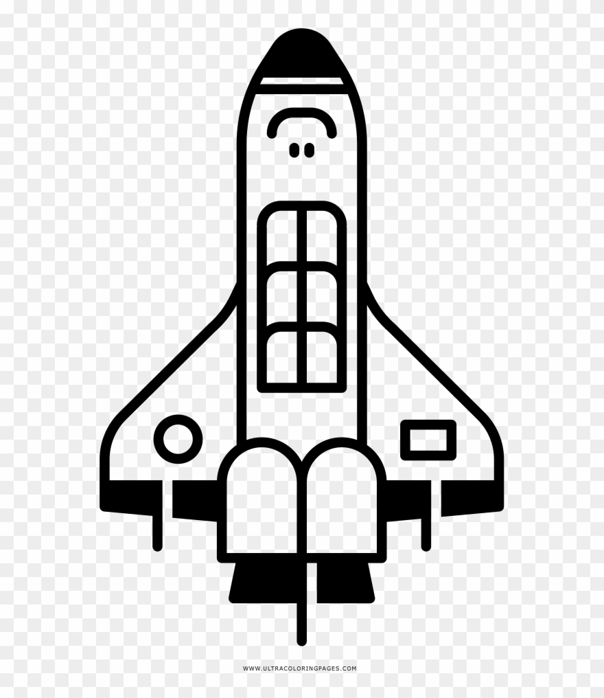 Space shuttle coloring.