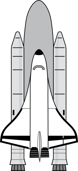 Space Shuttle clip art Free vector in Open office drawing