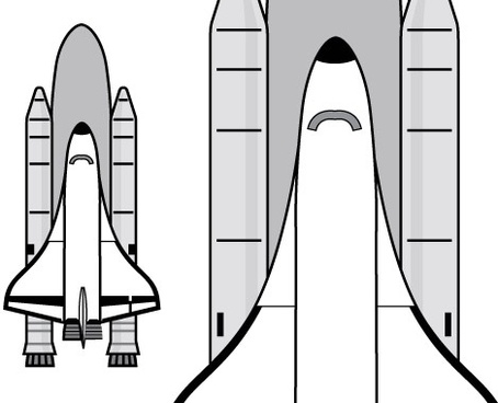 Nasa shuttle vector free vector download