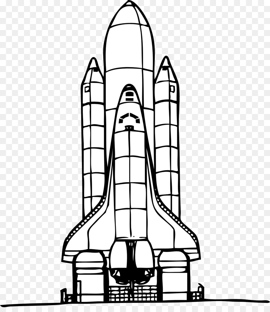 Space shuttle background.