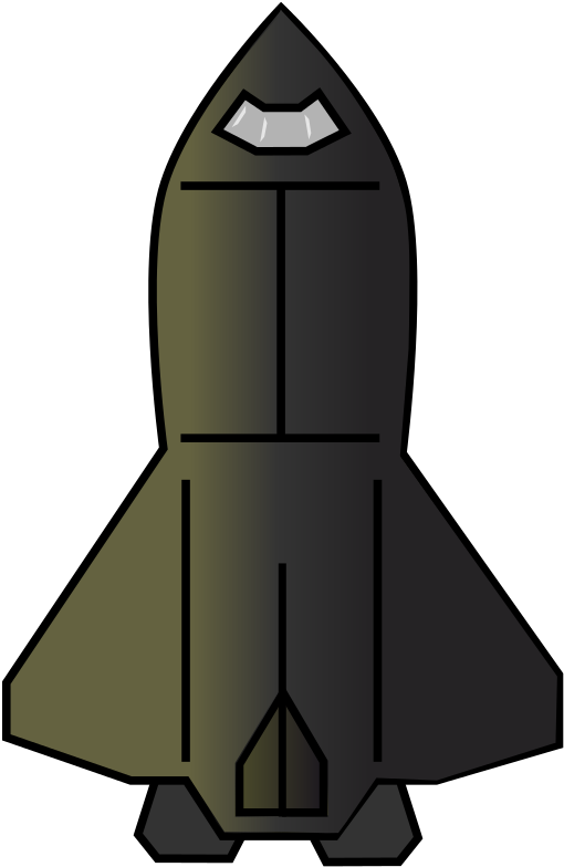 Space ship clipart.