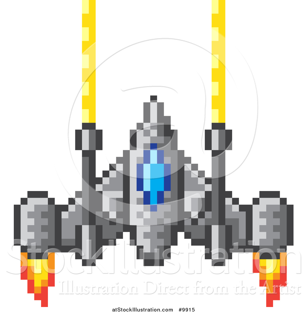Free Pixel Clipart spaceship, Download Free Clip Art on