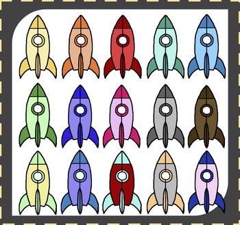 Spaceship Clipart, Rockets Clipart, Outer Space