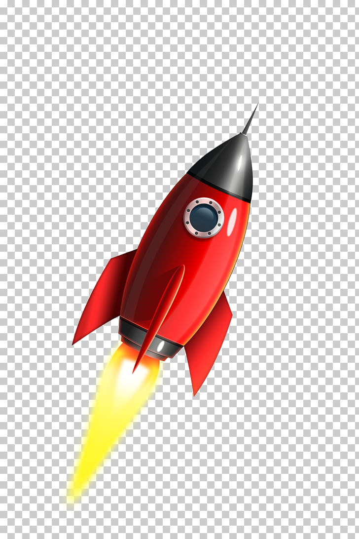 Rocket Icon, rocket, red spaceship PNG clipart