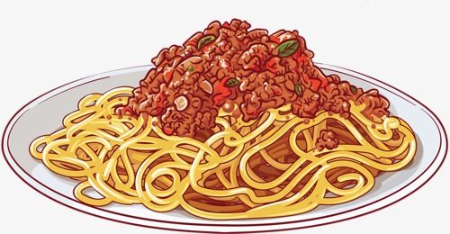 Image result for clipart blackline pictures of spaghetti