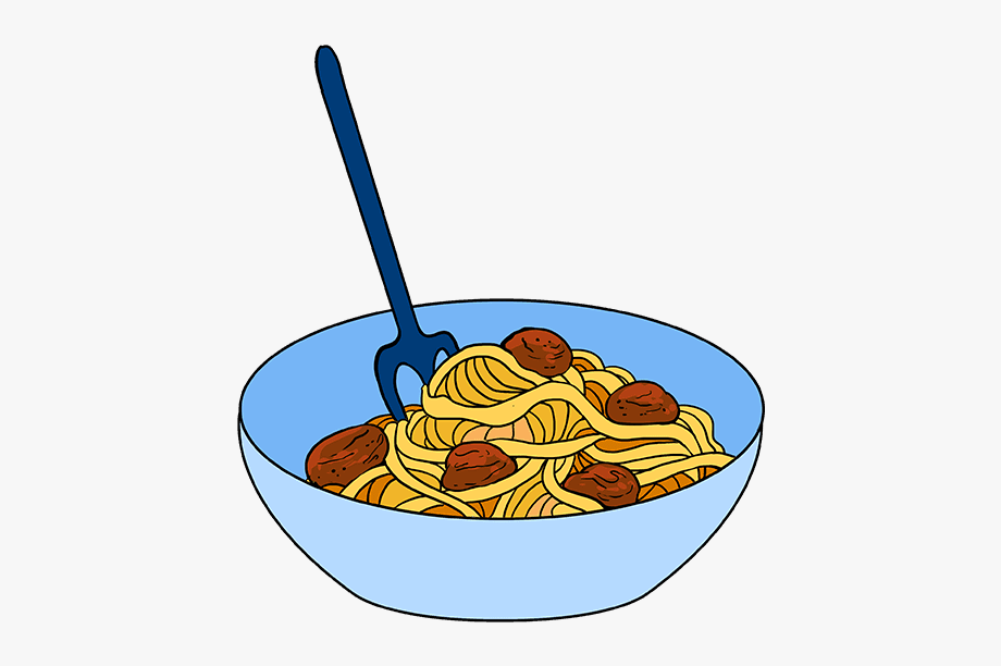 How draw spaghetti.