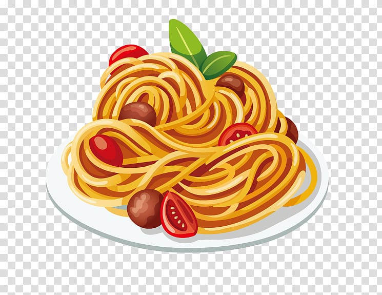 Spaghetti illustration pasta.